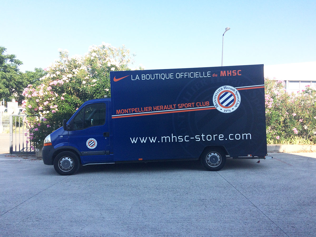 Covering véhicule boutique MHSC